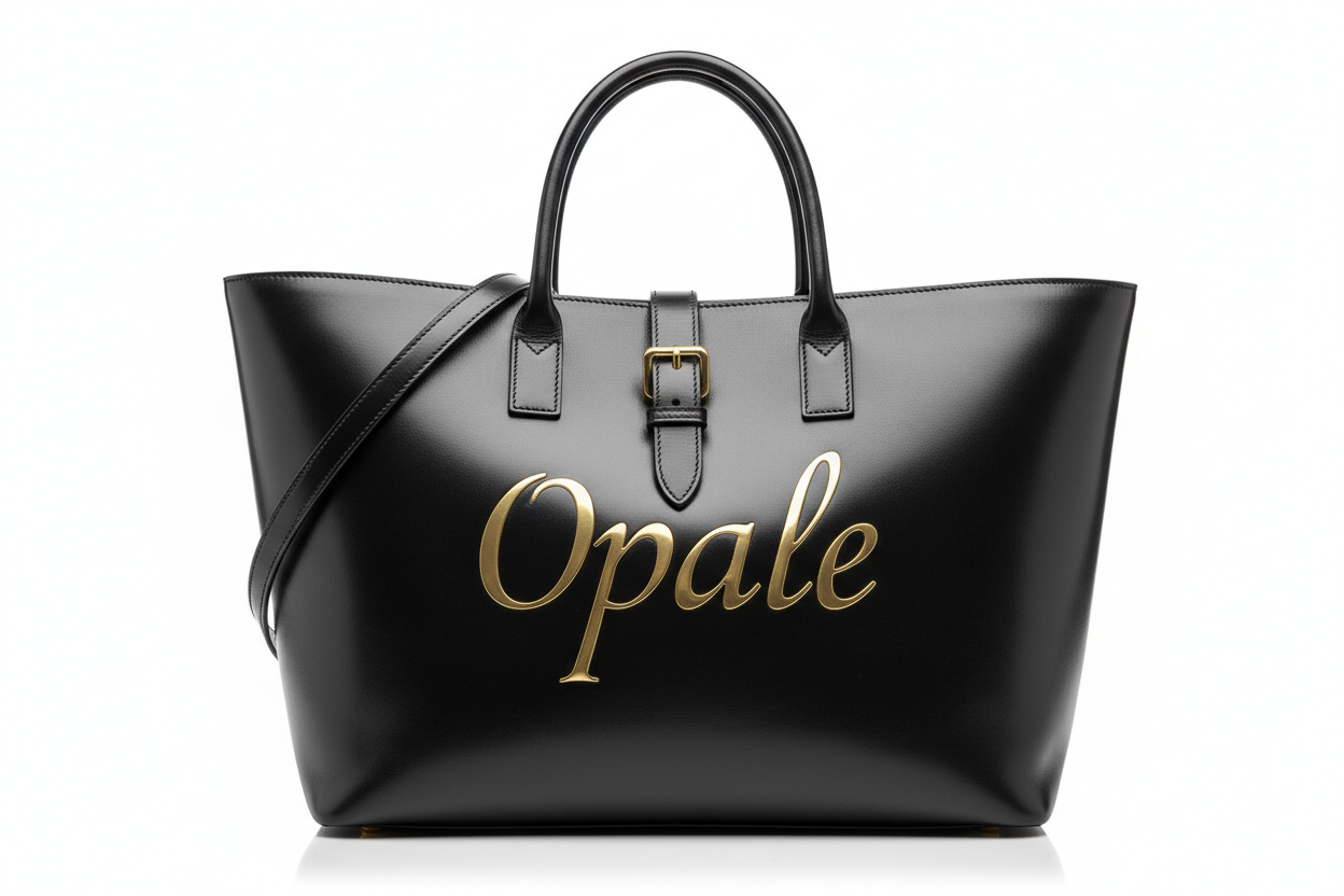 Sac cabas Opale cuir vernis