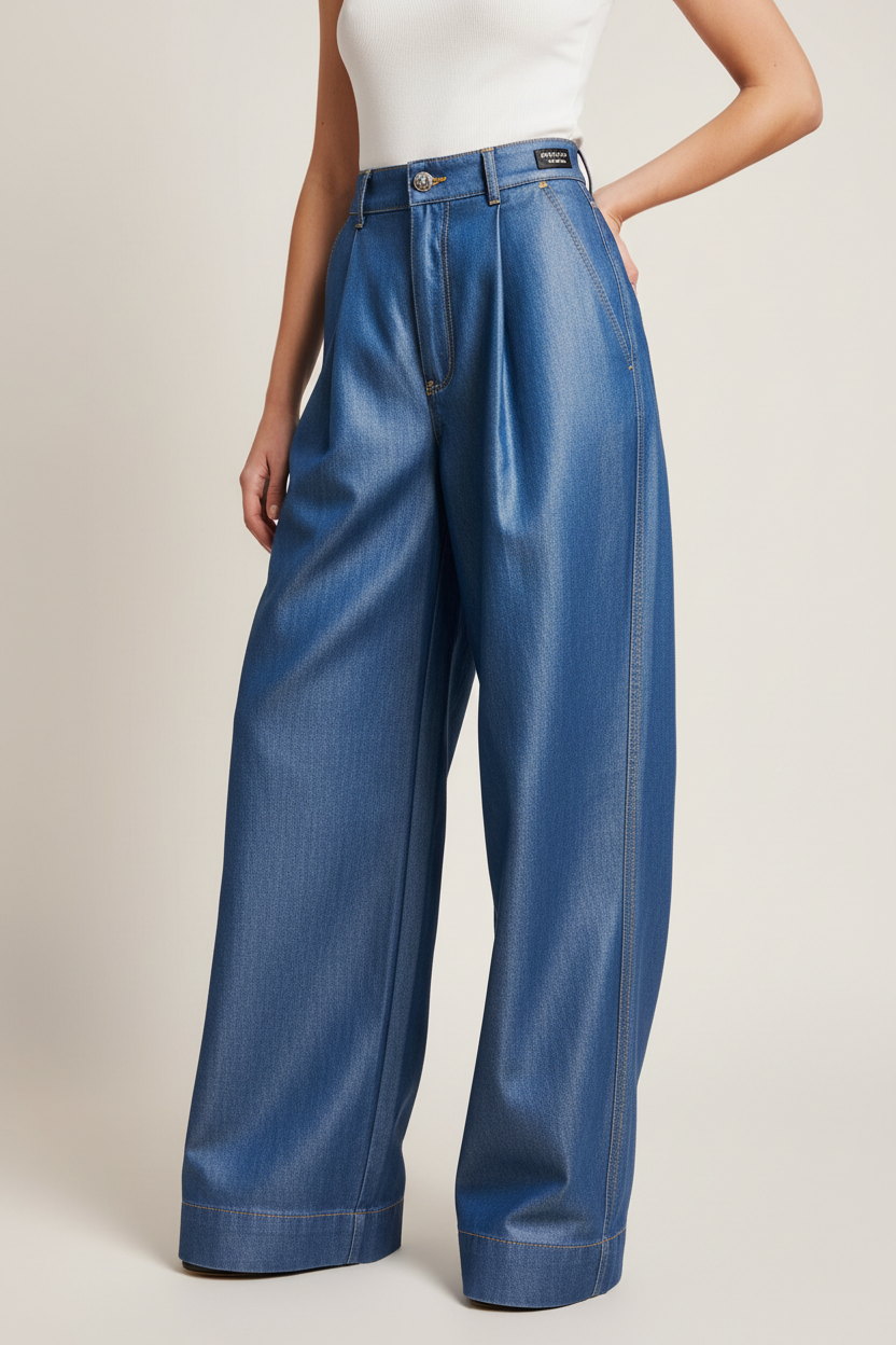 Jean ultra bouffant denim KAIR