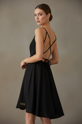 Robe courte KARLA - noir
