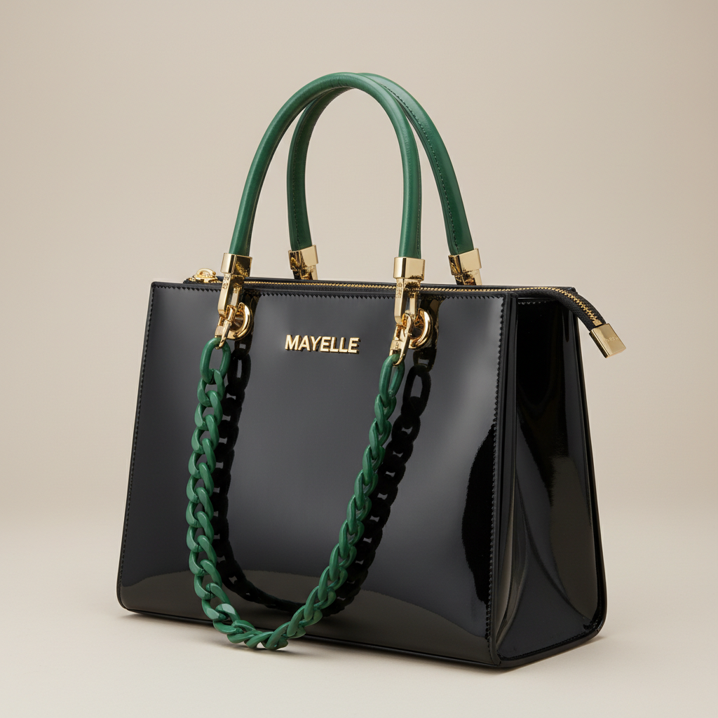 Sac cabas vernis "MAYELLE"