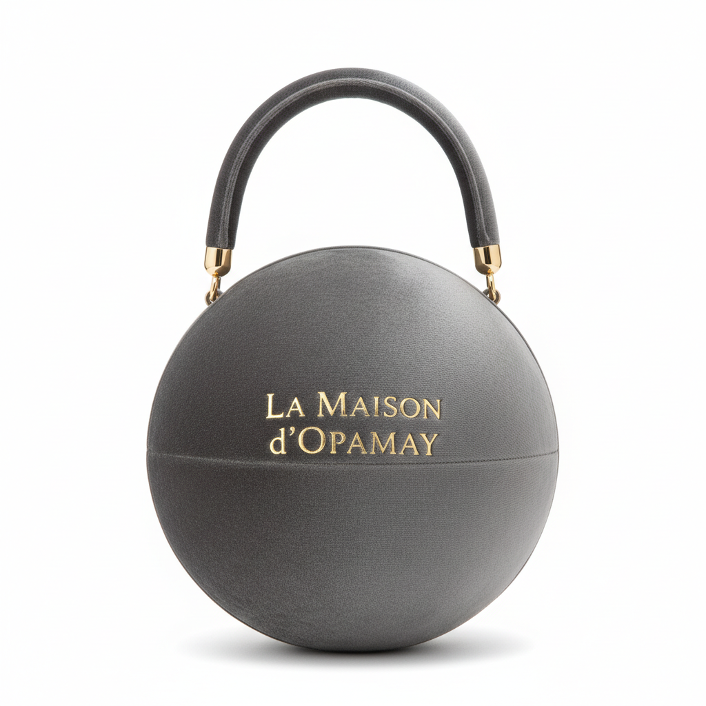 Opamay Boule-Dog en velours beige